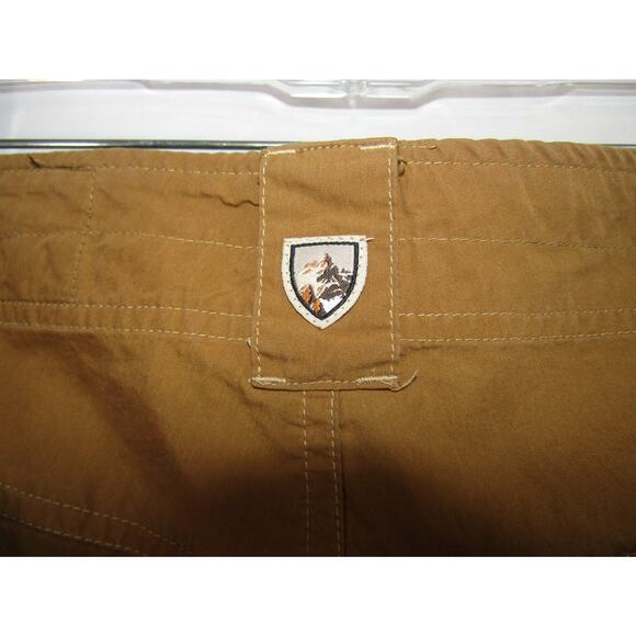 Kuhl Morn In The Mountains Brown Pants sz 36x32 Outdoor Hiking Camping Hunting - Picture 3 of 9